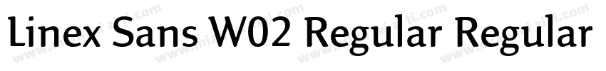 Linex Sans W02 Regular Regular字体转换